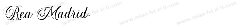 Rea Madrid字体转换